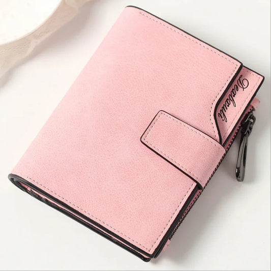 Women Scrub Leather Long Wallet High Quality Ladies Clutch Wallet Lady Purses Large Capacity Wallets Carteira Feminina 5 Choices