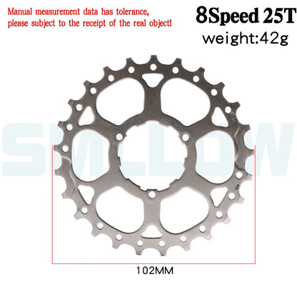 Mountain Bicycle Flywheel Teeth 11T 12T 13T 14T 15T 16T 17T 18T 19T 21T 8 SpeedSteel Freewheel Gear Denticulate Repair Parts