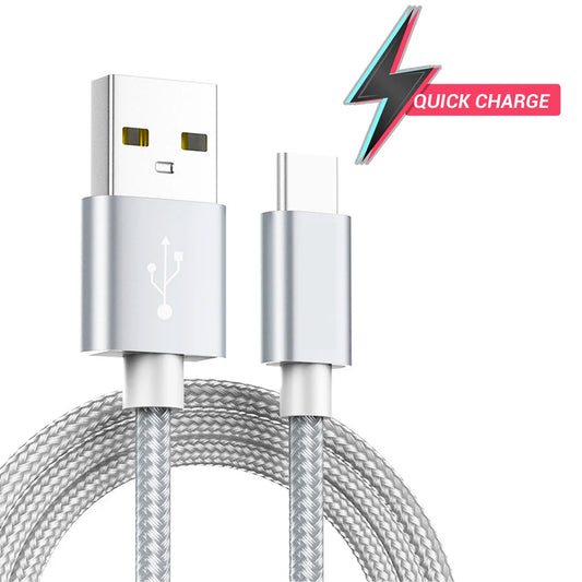 Universal micro USB Cable for fast charging braided nylon compatible with Huawei, Xiaomi, Realme, Oppo, Samsung Data and charging