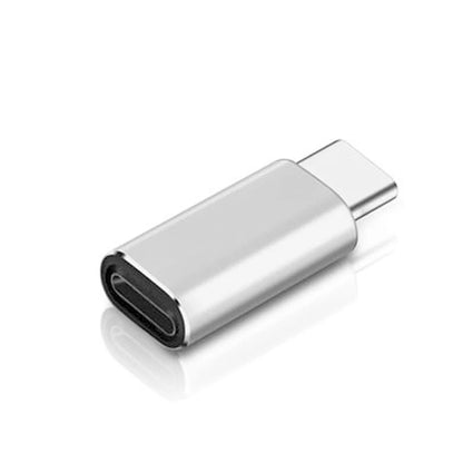 Penukar pengecas penyesuai Lightning ke USB Type-C untuk pengecasan dan pemindahan data daripada kabel kilat ke Type-C 