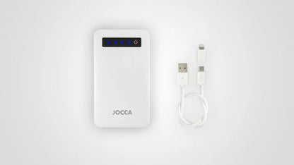 JOCCA 外部和便携式电池充电器。适用于智能手机、智能手表、平板电脑或相机的移动电源。容量 4000mA 