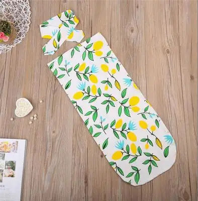 mylb Newborn Baby Clothes Floral Candy Style Fashion Cute Organic Cotton Blanket Swaddle Sleeping Bag Sleepsack Stroller Wrap