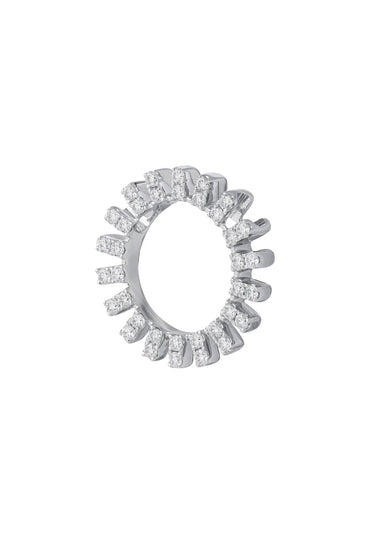 TOMEI The Classy Series Diamond Pendant, White Gold 750