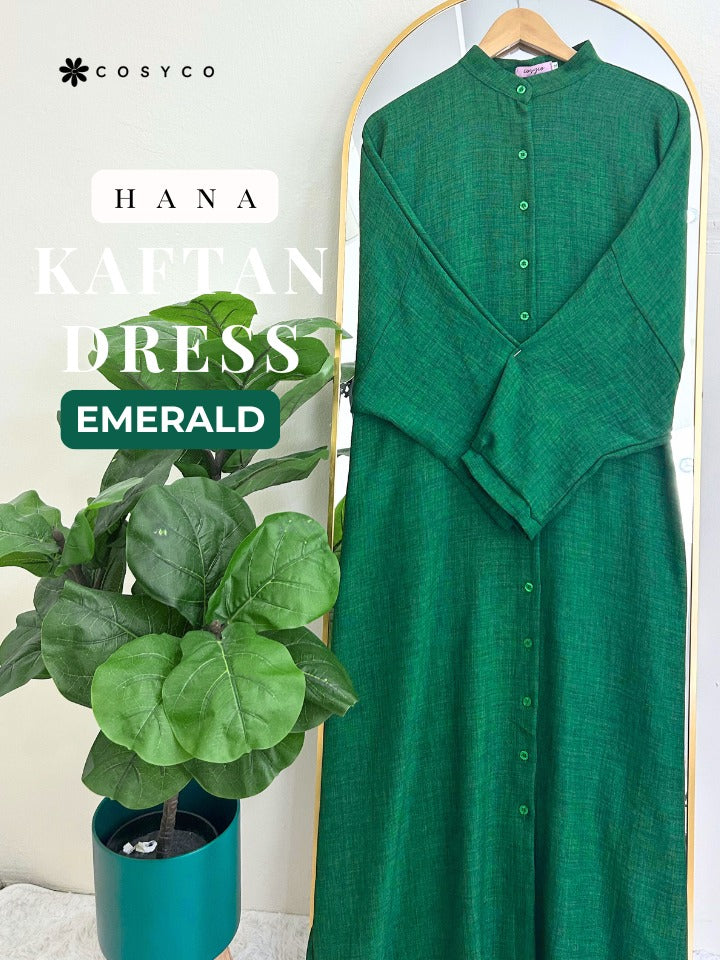 Hana Kaftan Freesize Cotton Linen