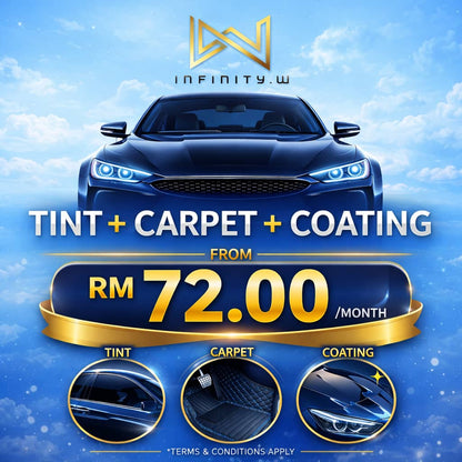 Infinity Code Tint + Coating + Carpet