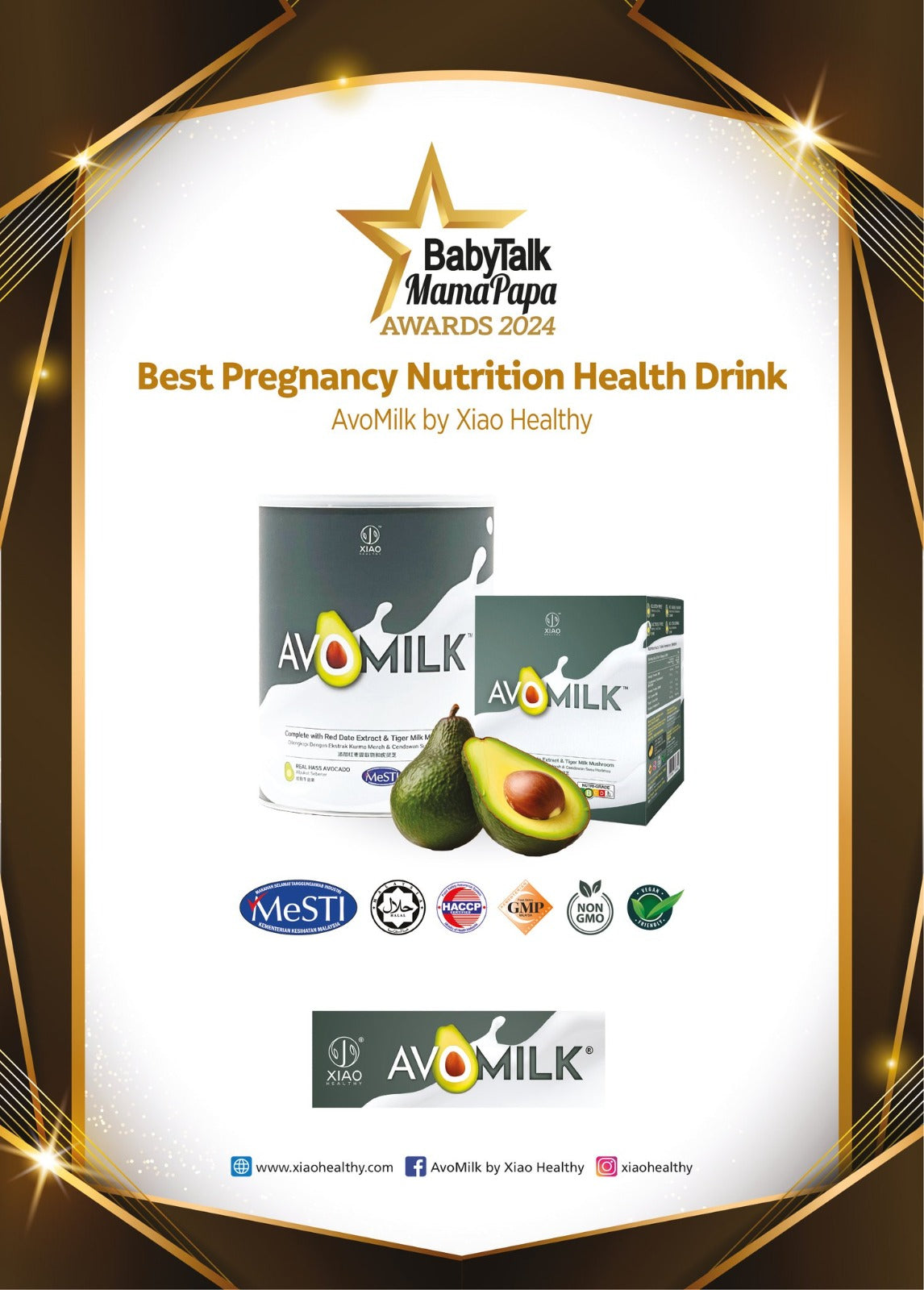 AvoMilk - Box (15 x 30gm)