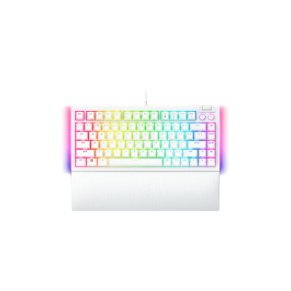 Razer BlackWidow V4 75% With Magnetic Plush Leatherette Wrist Rest
