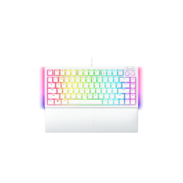Razer BlackWidow V4 75% With Magnetic Plush Leatherette Wrist Rest