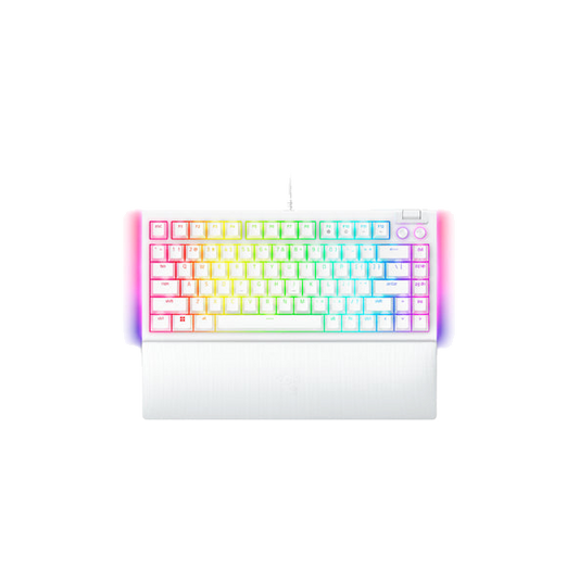 Razer BlackWidow V4 75% With Magnetic Plush Leatherette Wrist Rest