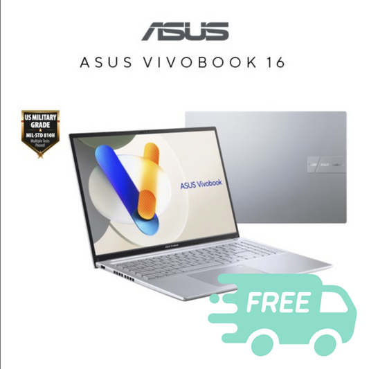 Asus Vivobook A1605Z-AMB2153WSM (i5-12500H,16GB,512GB SSD,Intel Iris Xe Graphics,H&S+M365,16”WUXGA,W11H,Silver,2Y)