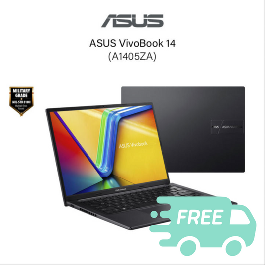 Asus Vivobook A1405Z-ALY235WSM (i5-12500H,16GB,512GB SSD,Intel Iris Xe Graphics,H&S+M365,14” WUXGA,W11H,Blk,2Y)