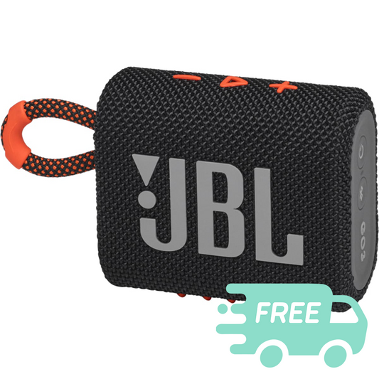 Pembesar Suara Kalis Air Mudah Alih JBL Go 3 - Biru Merah Kelabu Hijau Hitam dan Jingga Biru &amp; Merah Jambu