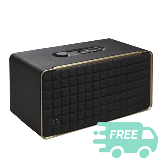 Pembesar Suara Rumah Pintar JBL Authentic 500 Hi-Fidelity dengan Wifi, Bluetooth dan Pembantu Suara 050036396301
