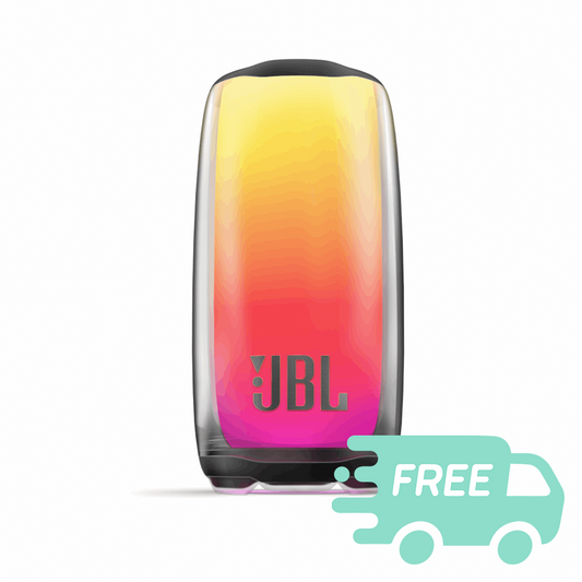 Pembesar Suara Bluetooth Mudah Alih JBL Pulse 5 dengan Pertunjukan Cahaya - Hitam 050036389693