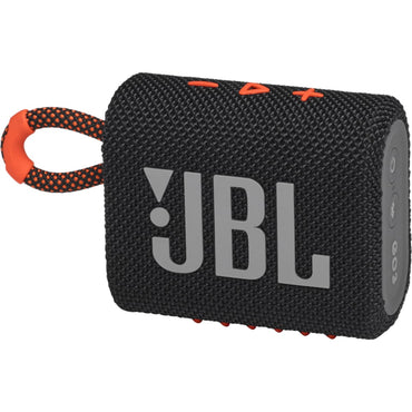 Pembesar Suara Kalis Air Mudah Alih JBL Go 3 - Biru Merah Kelabu Hijau Hitam dan Jingga Biru &amp; Merah Jambu