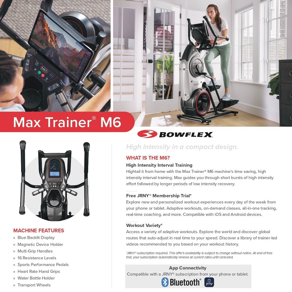 Johnosn Fitness BowFlex Max Trainer M6