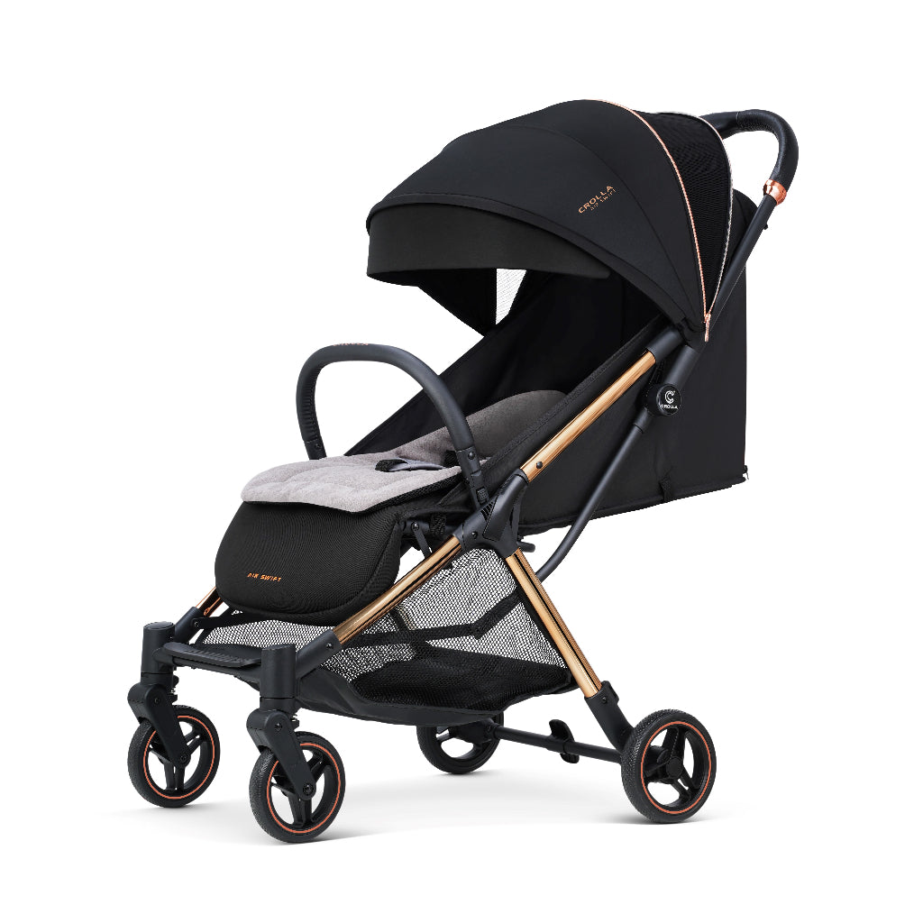 CROLLA PREMIUM AIR SWIFT STROLLER | AUTO FOLD - PREMIUM METALIC GOLD