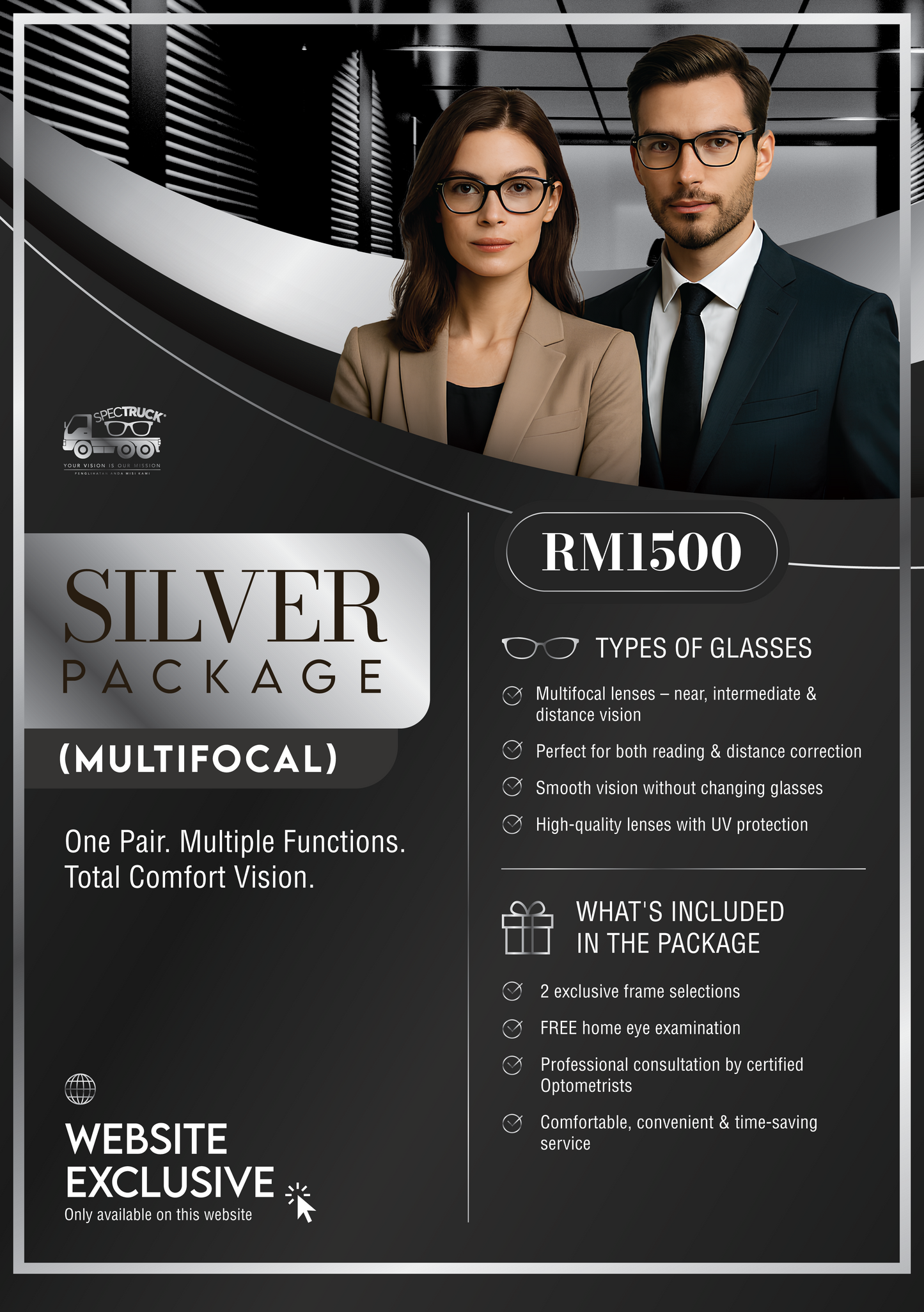 SPECTRUCK SILVER VISION PACKAGE (MULTIFOCAL)