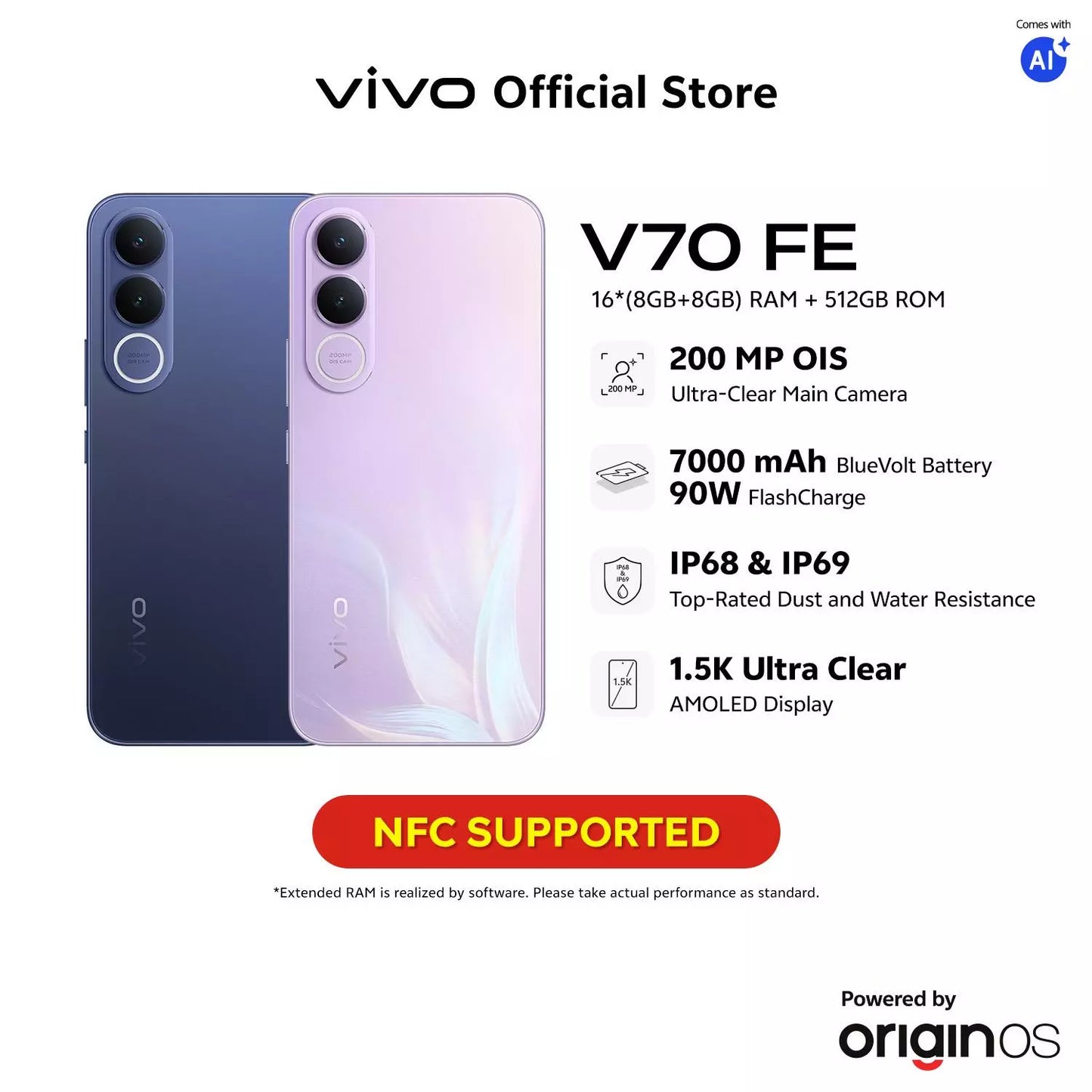 Vivo V70 FE 5G